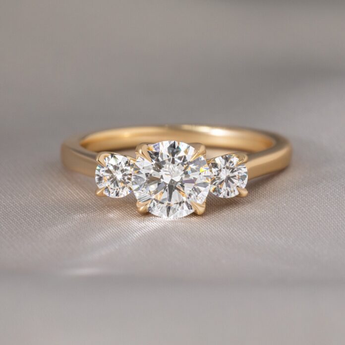 18k Rose Gold Engagement Ring